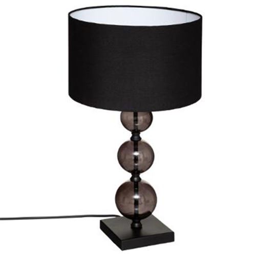 Atmosphera - Lampe à poser Alma - Verre - Noir - 52cm - Image 3