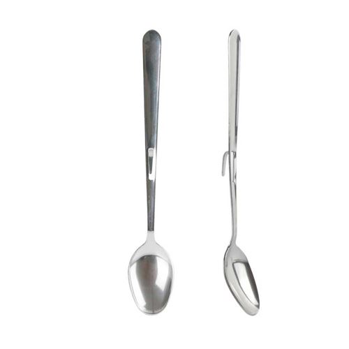 Non Communiqué Gris Lot De 2 Cuillères À Confiture En Acier Inoxydable - Altobuy