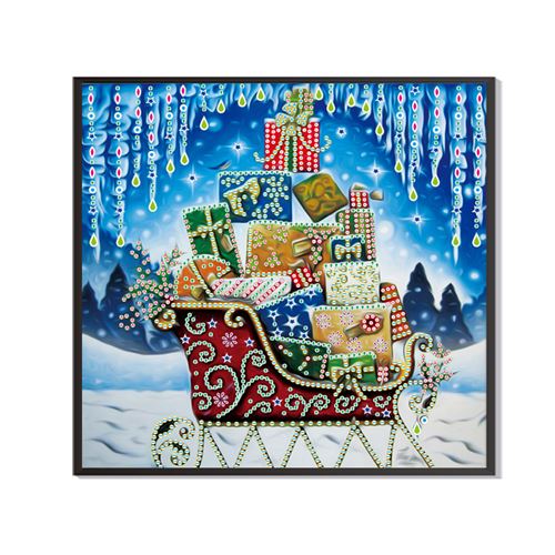 Peinture au diamant DIY 5D ZY670 - Noël (30x30CM)