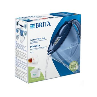 BRITA Carafe filtrante Marella blanche + 1 cartouche filtrante MAXTRA PRO  All-in-1 - Nouveau MAXTRA