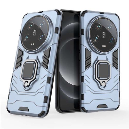 Coque pour Xiaomi 14 Ultra 5G - housse etui rigide anti choc + verre trempe - BLEU FONCE - htdmobiles