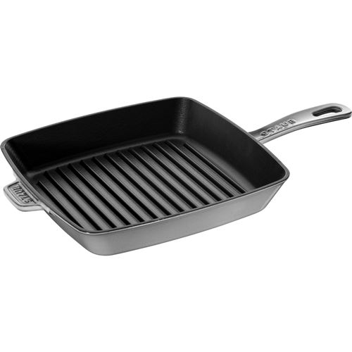 Non Communiqué Gris Graphite Gril Américain 26 Cm, Fonte,