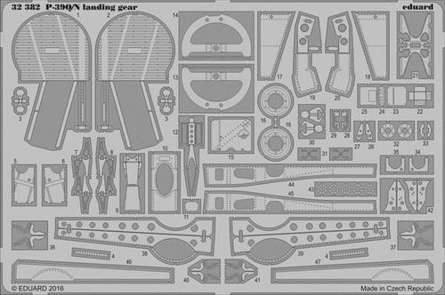 P-39q/n Landing Gear For Kittyhawk - 1:32e - Eduard Accessories
