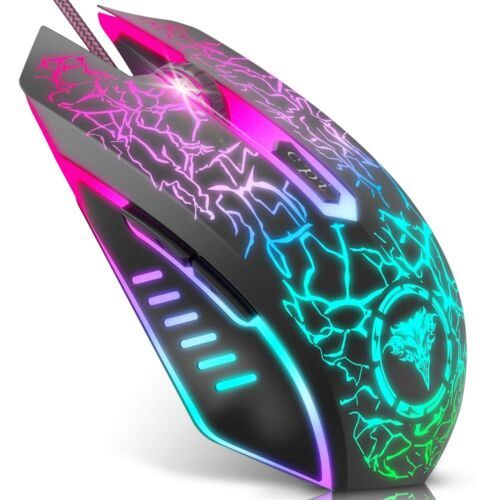 Souris Gamer filaire BENGOO USB avec rétroéclairage RVB