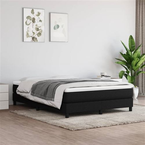 Vidaxl - Matelas de lit à ressorts ensachés Noir 140x190x20 cm Tissu