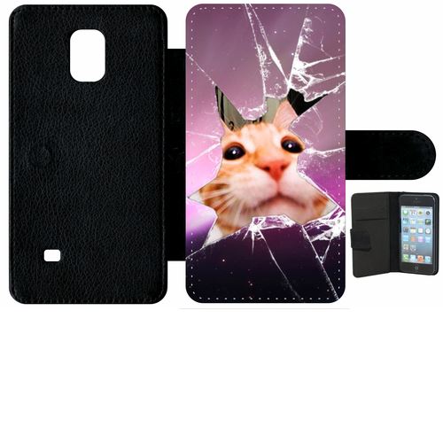 Etui À Rabat Samsung Galaxy Note 4 Hamster Vitre Brise