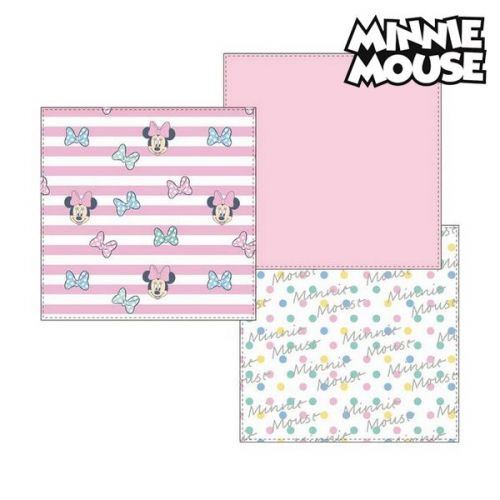 Serviette de bain en mousseline Minnie Mouse 75401 Rose (Pack de 3)