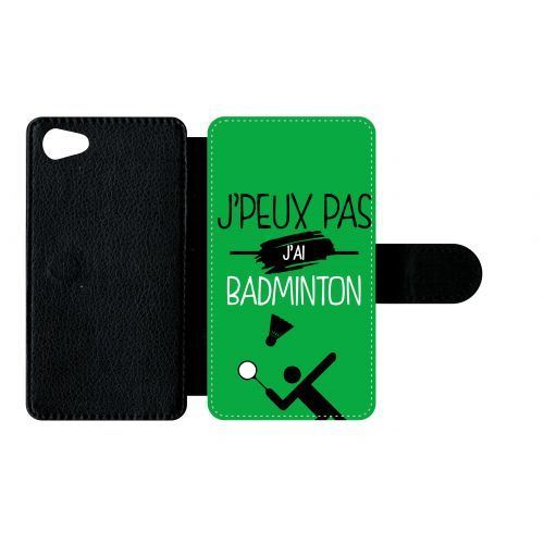 Etui sony xperia z5 compact mini j peux pas j ai badminton 4