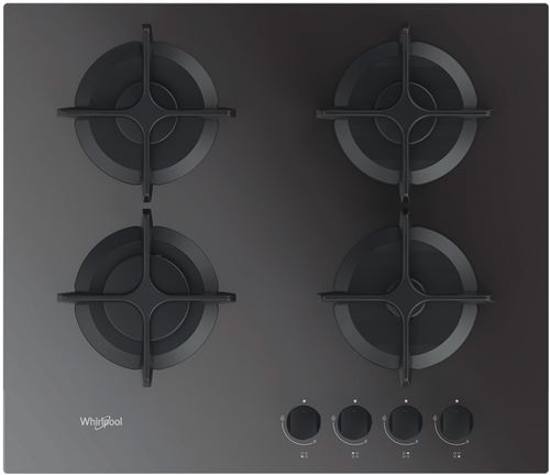 Whirlpool GOB 616/MR FR - Table de cuisson au gaz - 4 plaques de cuisson - Niche - largeur : 56 cm - profondeur : 49 cm - miroir - miroir