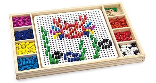 New classic toys - 8235 - jeu de plateau - jeux de créations - picos colorés et ludo