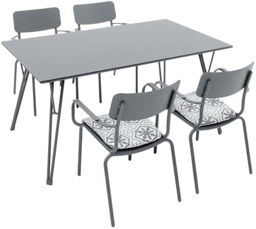 Kettler Salon De Jardin En Aluminium 4 Personnes Oslo Mobilier De Jardin Achat Prix Fnac