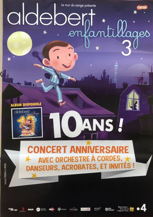 Aldebert - Enfantillages 3 / 10ans - AFFICHE