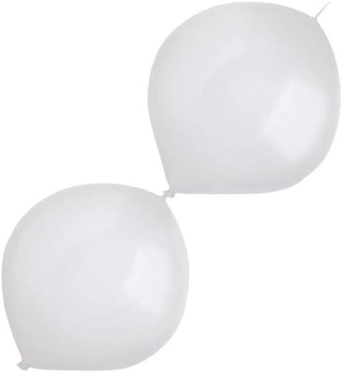 Amscan ballons pendulaires 15 cm latex blanc perle 100 pièces