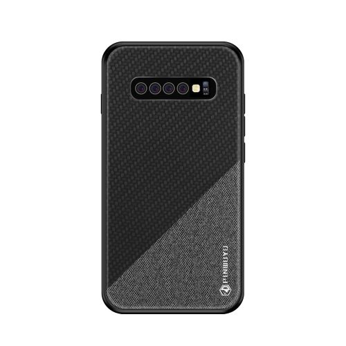 Coque en TPU anti-goutte noir pour votre Samsung Galaxy S10 Plus