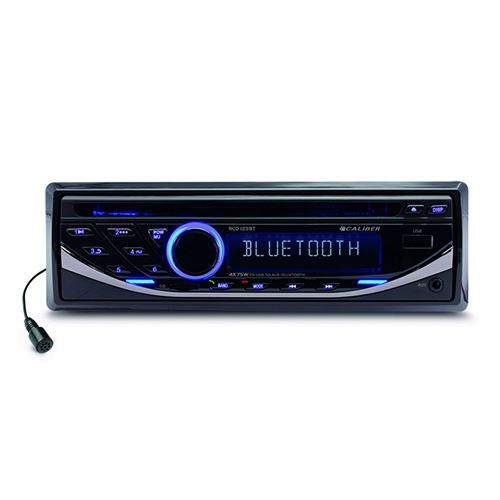 Autoradio Caliber RCD123BT - Radio, lecteur de cartes SD, USB - 4 x 75 watts