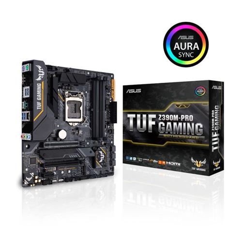 ASUS TUF Z390M-PRO GAMING carte mère LGA 1151 (Emplacement H4) Micro ATX Intel Z390