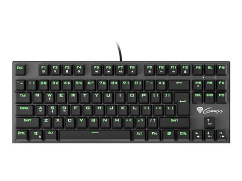 Genesis Thor 300 TKL - Clavier - rétro-éclairé - USB - US - commutateur : Outemu Blue