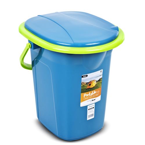 Toilette touristique camping portable GreenBlue GB320 Turquoise-Citron