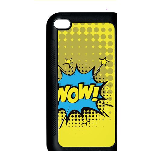 Coque Apple Ipod Touch 4 Wow Fond Jaune