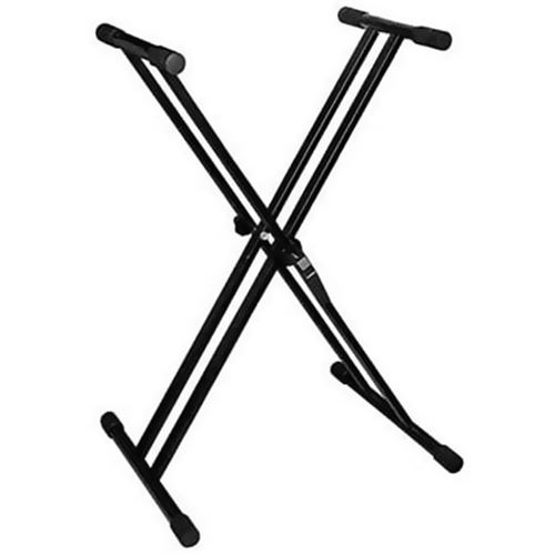 Pied support double pour clavier/piano/synthé
