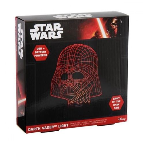 Lampe - Star Wars - Dark Vador Light Led Effet 3d (pile Et Usb)