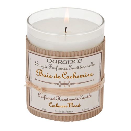 DURANCE Bougie Parfum Bois de Cachemire