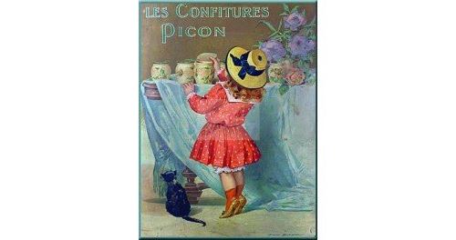 Cartexpo M15829 Alimentation Carte Confitures Picon Métal 15 x 20 cm