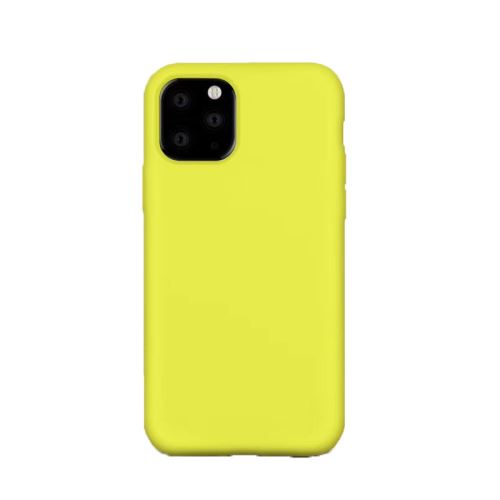 Coque de silicone soule pour Apple iPhone 11 6.1 - Jaune