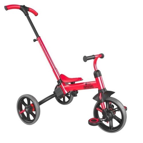 yvolution tricycle-draisienne évolutive yvelo flippa - rouge