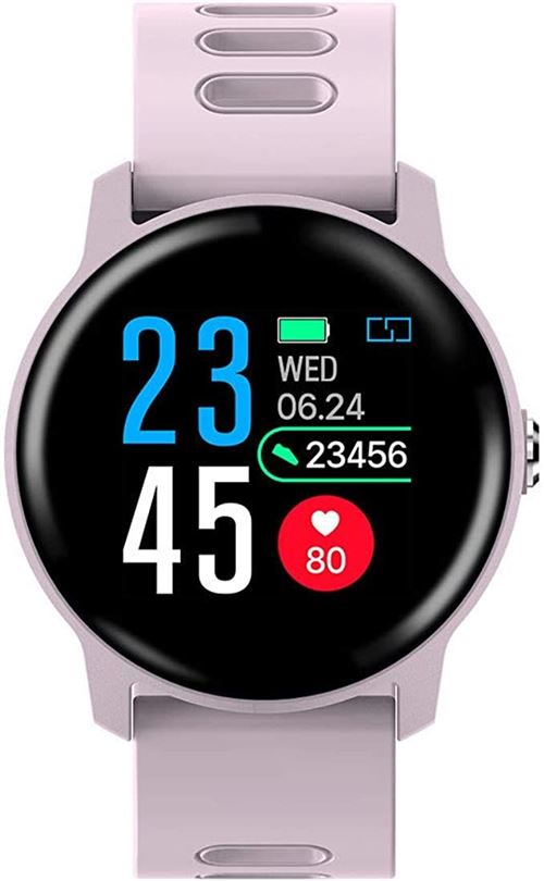 Montre Connectée CHRONUS pour Femmes Homme Sport Avec IP67 Etanche Multifonction pour iOS Android-Violet