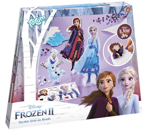Totum perles en ficelle Frozen 2 Anna Elsa & Olaf 1300-pièce