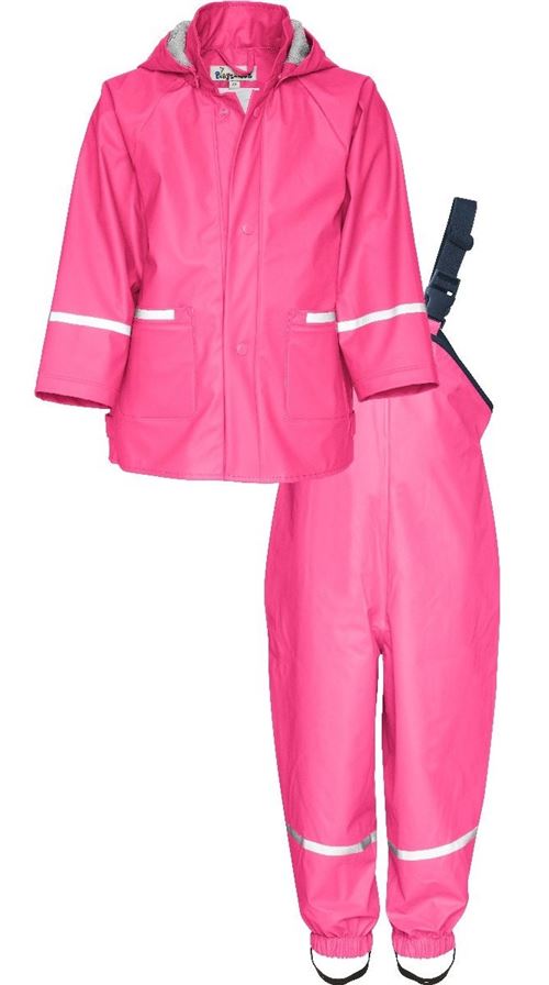 Playshoes combinaison de pluie deux Basicpièces rose junior