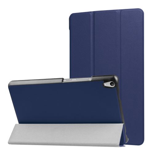 Étui de protection tri-pliée pour Lenovo Tab3 8 Plus TB-8703F - Bleu foncé