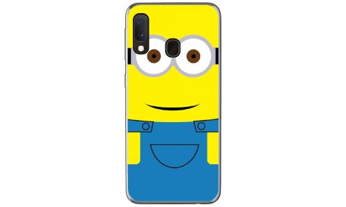 Coque souple pour Samsung Galaxy A40 avec impression Motifs mignon personnage
