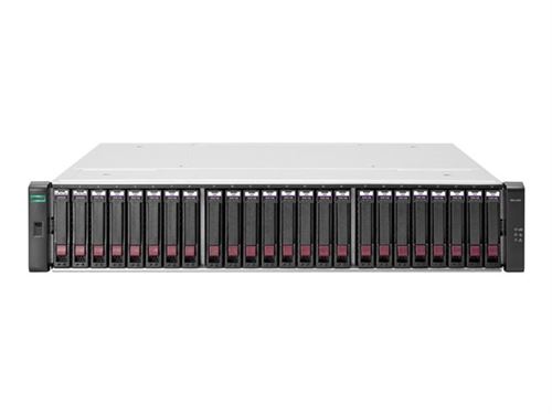 HPE Modular Smart Array 2042 SAS Dual Controller SFF Storage - Baie de disques - 800 Go - 24 Baies (SAS-3) - SSD 400 Go x 2 - SAS 12Gb/s (externe) - rack-montable - 2U