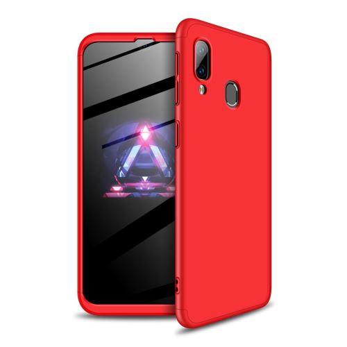 Coque en TPU matte détachable 3 pièces rouge pour votre Samsung Galaxy A40