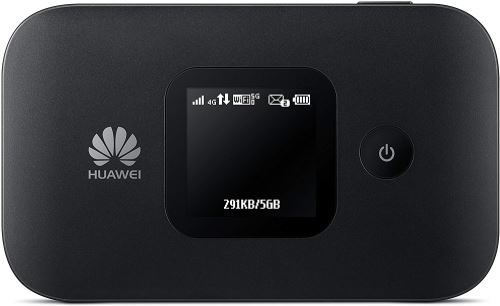 Huawei E5577 noir 4G LTE 150 mégabit/s Modem Hotspot WiFi USB, Batterie 1.500 mAh, 2 x TS9