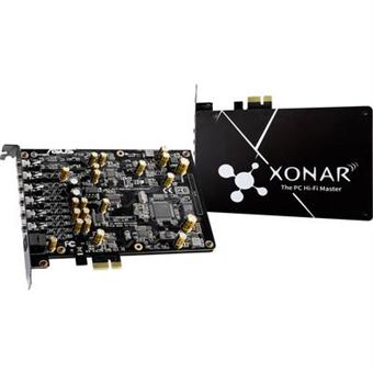 ASUS Xonar AE - Carte son - 24 bits - 192 kHz - 112 dB rapport signal à bruit - 7.1 - PCIe - CM6632AE - 1
