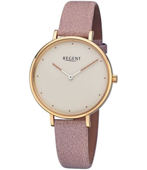 Regent Montre Femme BA-452 de couleur champagne,