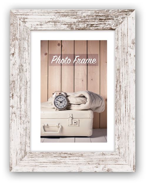 Zep Amazonukkitchen Nelson 6 Cadre Photo, Bois, Bois Dense, Gris, 34.5 x 1.9 x 34.5 cm