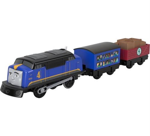Fisher-Price train miniature Thomas junior 29 cm bleu acier