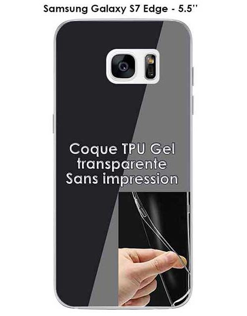 Coque Samsung Galaxy S7 Edge - 5.5 pouce - SM-G935 Transparente (TPU Gel souple)