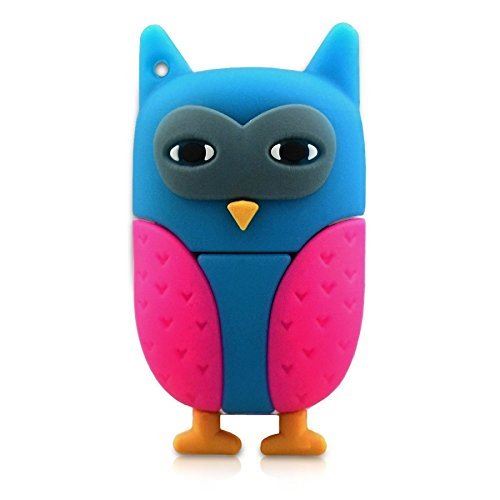 Owl USB Flash Drive 8 Go mémoire Stick Stockage de données Clé Multicolor