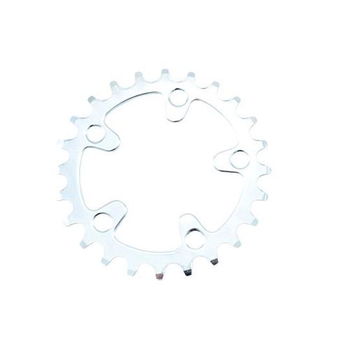 Plateau route diam 74 inter 24dts argent acier strong 8/9/10v. 5 branches