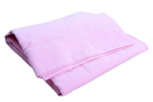 DOMIVA Drap Plat Rose 120 x 180 cm