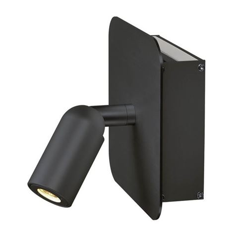 Applique liseuse LED Napia H13 cm - Noir