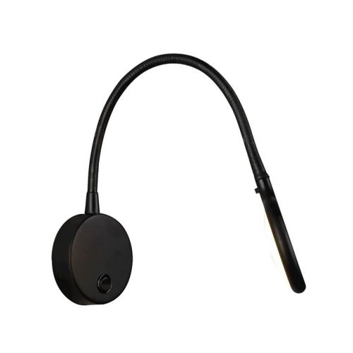 HOMEMANIA Lampe Murale Fix Applique - Noir en Métal, 25 x 9 x 15 cm, 1 x LED, 6W, 630LM, 4200K Lumière Blanc Naturel