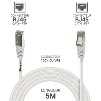 Repartiteur Cable Ethernet RJ45 1000Mbps, Gigabit Switch Ethernet 2