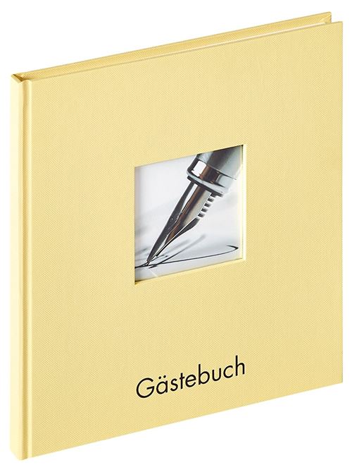 Walther GB-205-H Fun livre d'or, 23x25 cm, avec découpe pour la conception personnelle, crème
