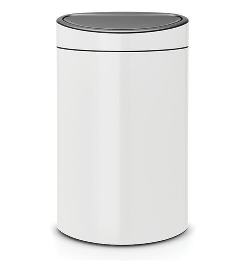 Poubelle 40l blanche - 114984 - BRABANTIA
